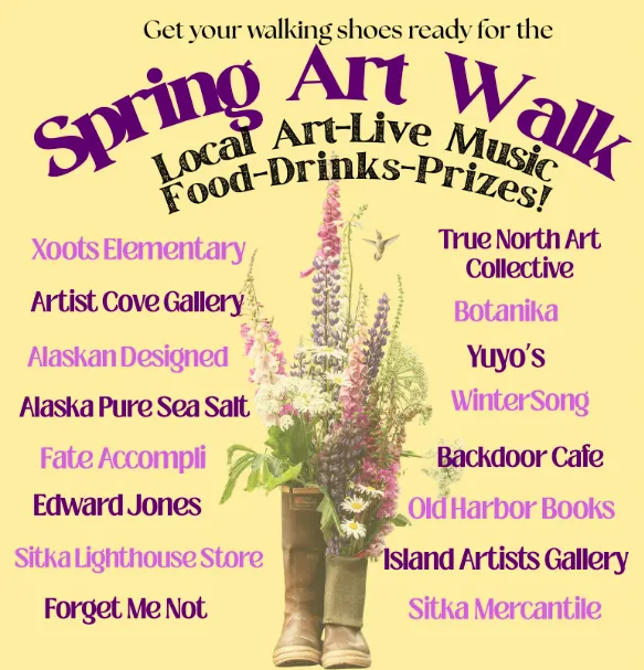 Local art and music is in full bloom at this year's Spring Art Walk