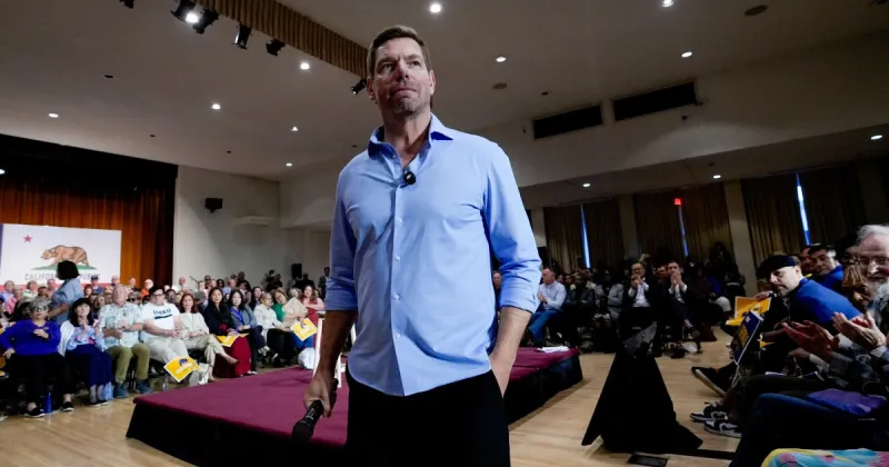 How Eric Swalwell's fall was brought on by a network of women who organized online