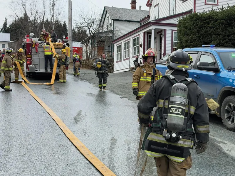 Firefighters save Fort Seward home