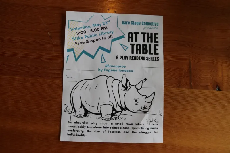 Bare Stage Collective invites Sitkans to join them "At the Table" with monthly play-reading series