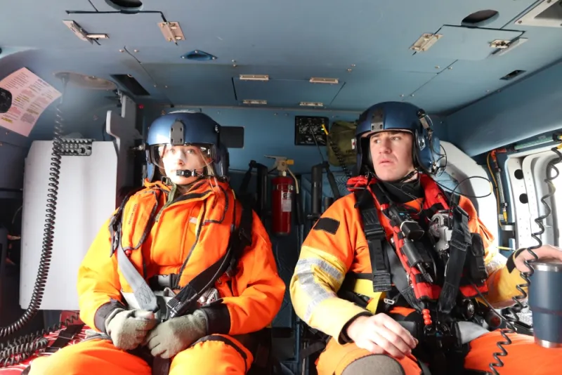 Sitka teen gains 'a new perspective' from Coast Guard flight