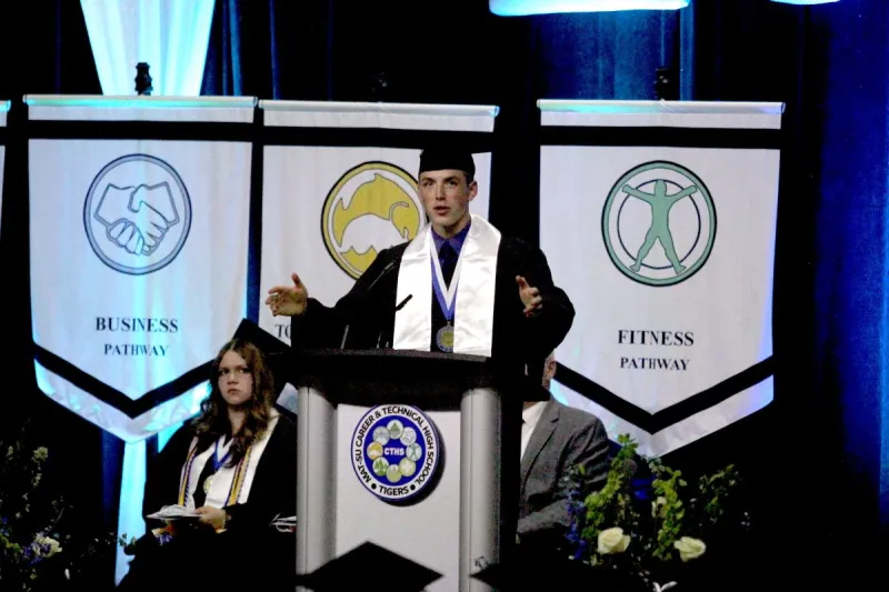 Charismatic speakers highlight Mat-Su Career and Technical graduation ceremony