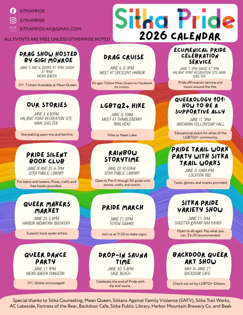 Sitkans gear up to celebrate LGBTQIA+ community for Pride Month