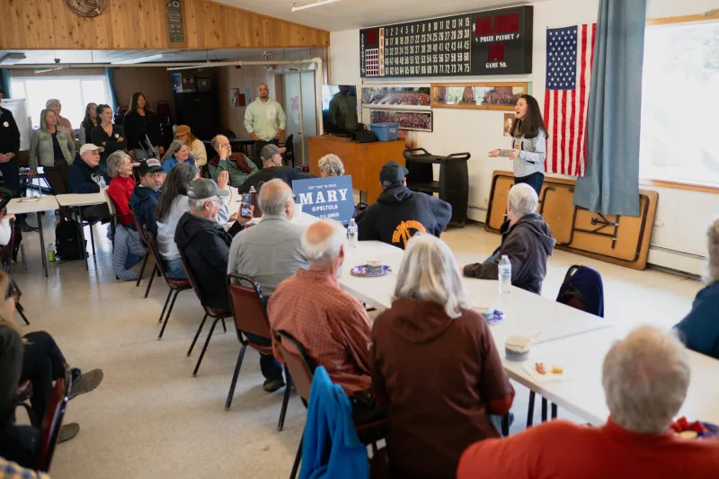 Peltola makes campaign stop in Haines