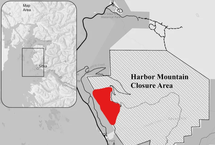 Helicopter crash site in Sitka remains closed for U.S. Coast Guard investigation