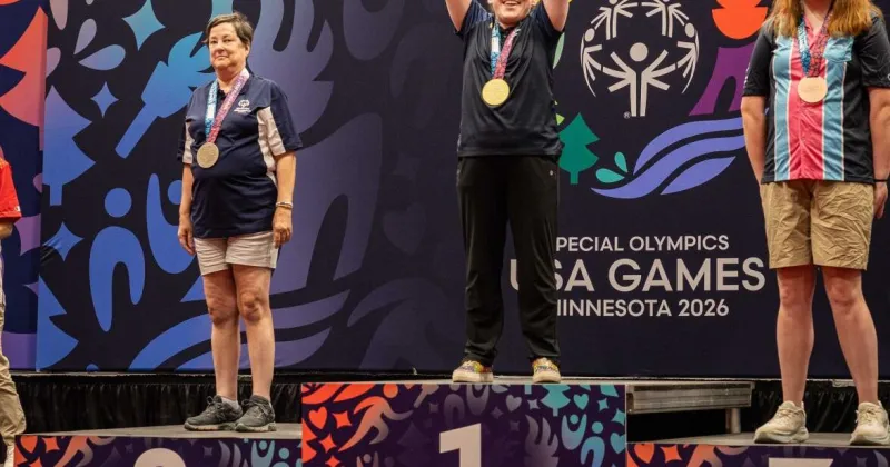 Birthday "turkey" sweetens strong Interior showing at the 2026 Special Olympics USA Games
