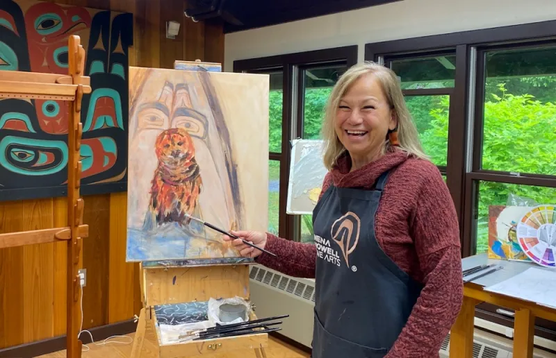 Artist returns to ancestral home for residency in Sitka