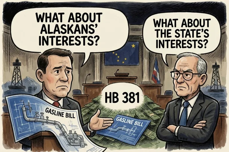 Rep. Ruffridge Concerned About Gasline Bill's Focus on "Maximum Government Take;" Senator Stedman Counters with Concerns About "Aggressive" Tax Cut