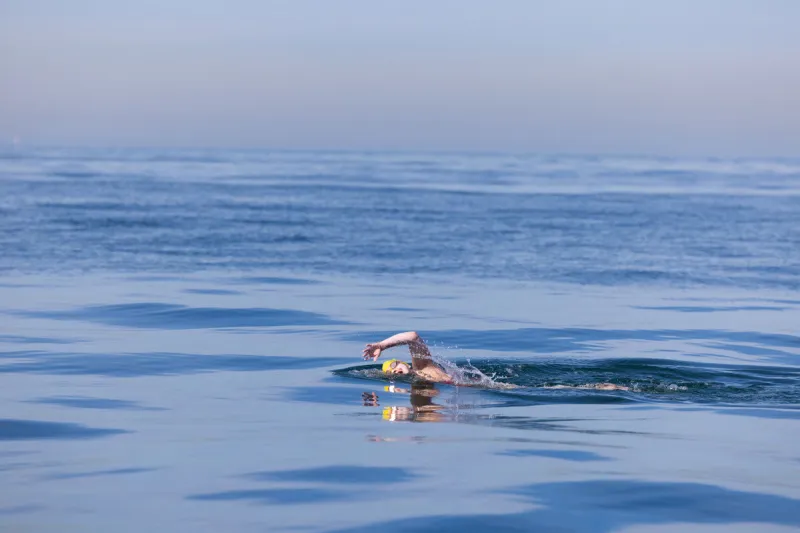 Petersburg woman swims the English Channel
