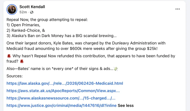 Big donor to campaign to end open primaries charged in big Medicaid fraud case