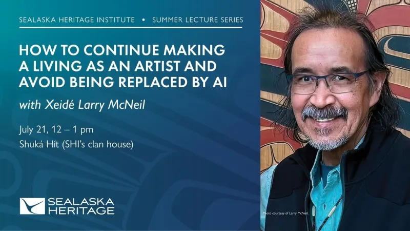 Lecture: Continue Making a Living as an Artist and Avoid Being Replaced by AI | Sealaska Heritage (Video)