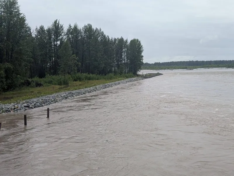 Heavy Rain Causes High Water, Railroad Disruption
