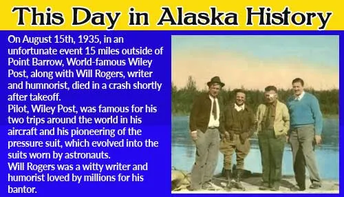 This Day in Alaskan History-August 15th, 1935