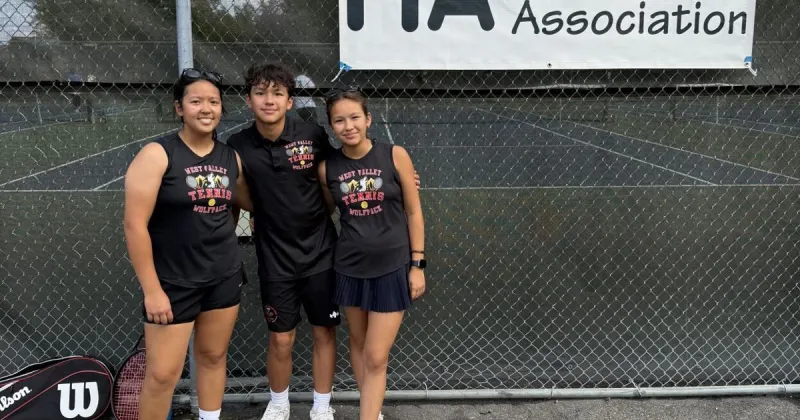 Sibling companionship shines on the tennis court