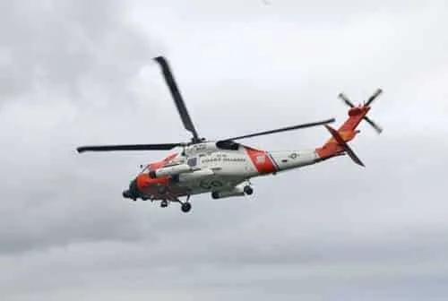 Coast Guard suspends search for man overboard in Sawmill Bay