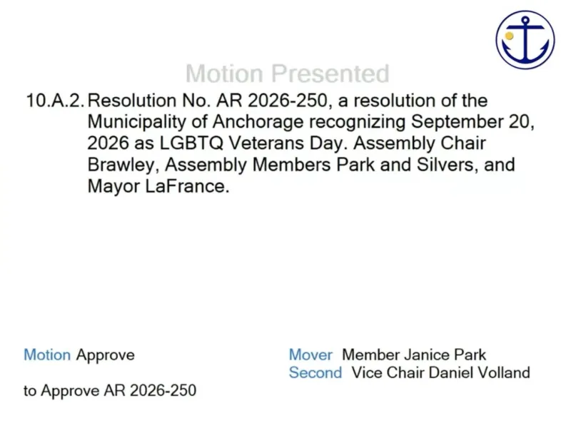 Opinion: Anchorage Assembly's "LGBTQ Veterans Day" honors sex, not service