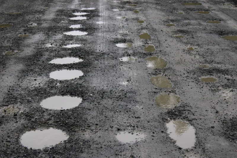Poor Road Conditions in Trapper Creek