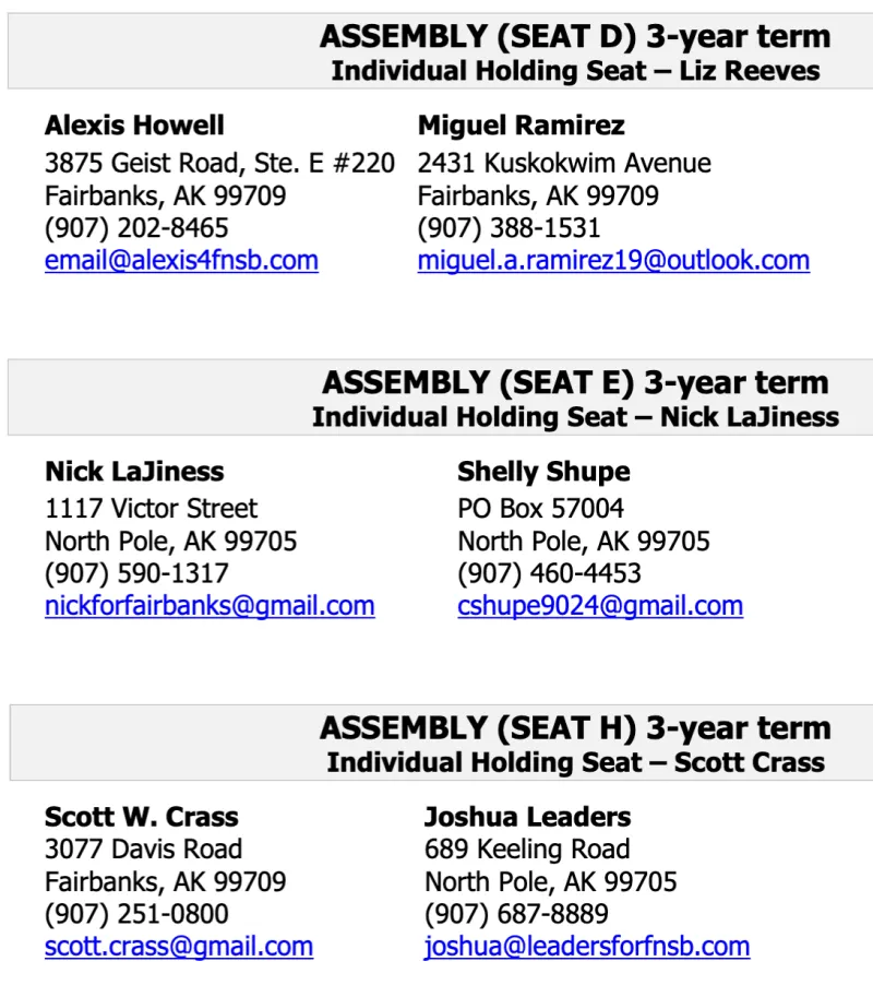 Tammie Wilson's assembly trio avoid mentioning her misleading attacks on incumbents