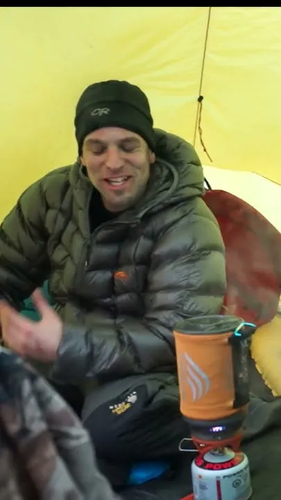 I used to be last! but now I'm first  #MountainClimbing #Alaska   (Video)