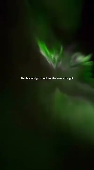 There's a solar storm incoming! tonight 10/8/26 #aurora #northernlights #alaska  @JeinsTravel (Video)