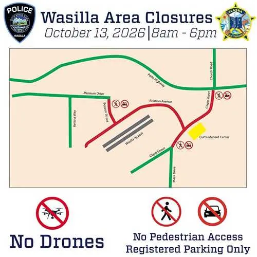 WPD and AST Announce Road Closures on October 13, 2026