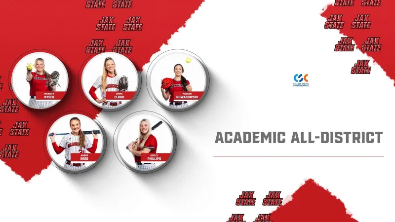 Five Softball Players Named Academic All-District
