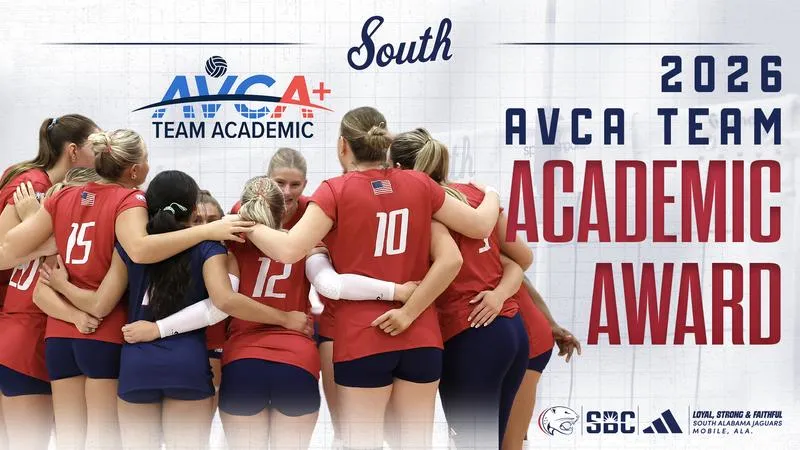 Jaguars Earn AVCA Team Academic Award for Fifth-Straight Year