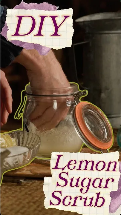The Perfect Handmade Gift | DIY Lemon Sugar Hand Scrub (Video)