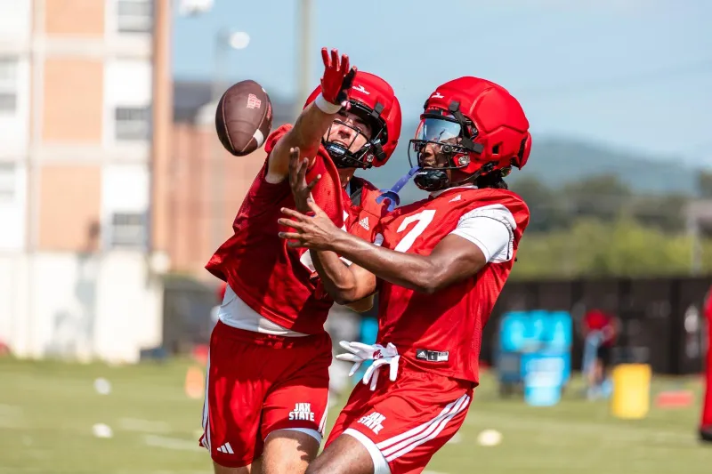 Football Closes Second Week of Training Camp