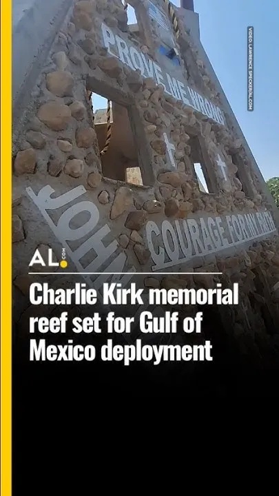 Charlie Kirk memorial reef set for Gulf of Mexico deployment (Video)