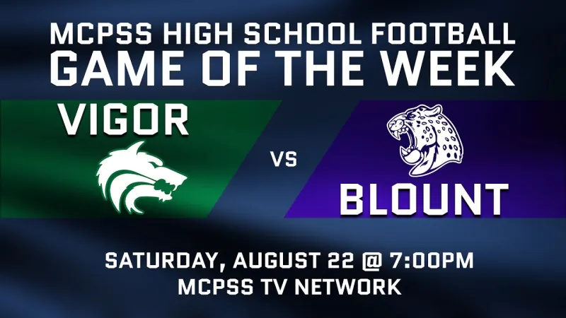 Vigor vs. Blount - MCPSS Game of the Week 8/22/2026 (Video)