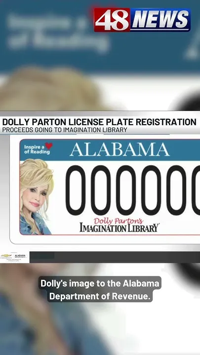 New Dolly Parton design submitted for Alabama license plates (Video)
