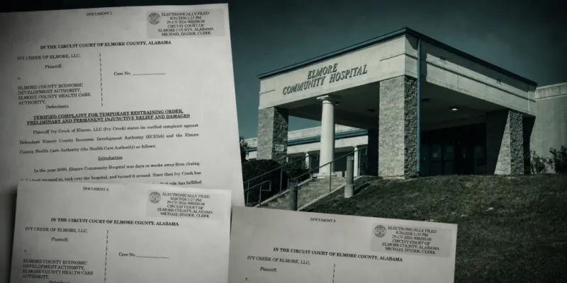 Wetumpka hospital operator says Baptist Health and Elmore County officials secretly planned to replace it