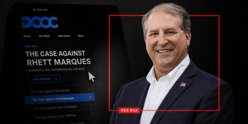 DCCC opens a 'redbox' on Rhett Marques, skirting the federal ban on super PAC coordination