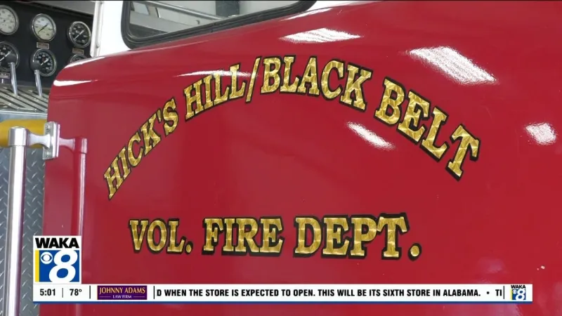Two Lowndes County volunteer fire departments surprised with grants
