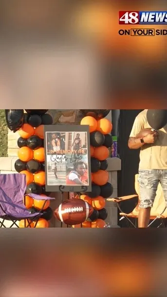 Decatur community gathers for balloon release honoring Qadir Lyle (Video)