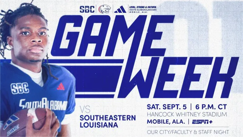 South Alabama Welcomes Southeastern Louisiana for Season Opener