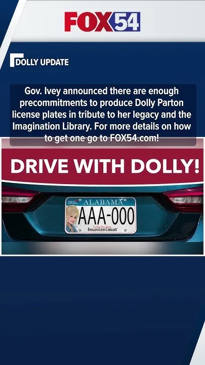 Dolly Parton license plates green-lit! (Video)