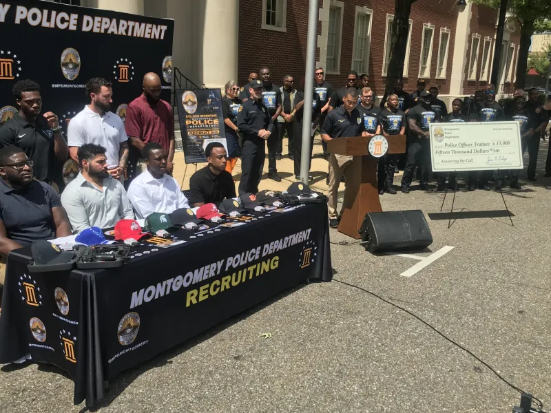 Montgomery Police Department looking for new officers at Recruit 50 event