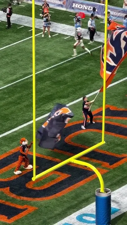 The Auburn Tigers take the field at the Aflac Kickoff Game (Video)