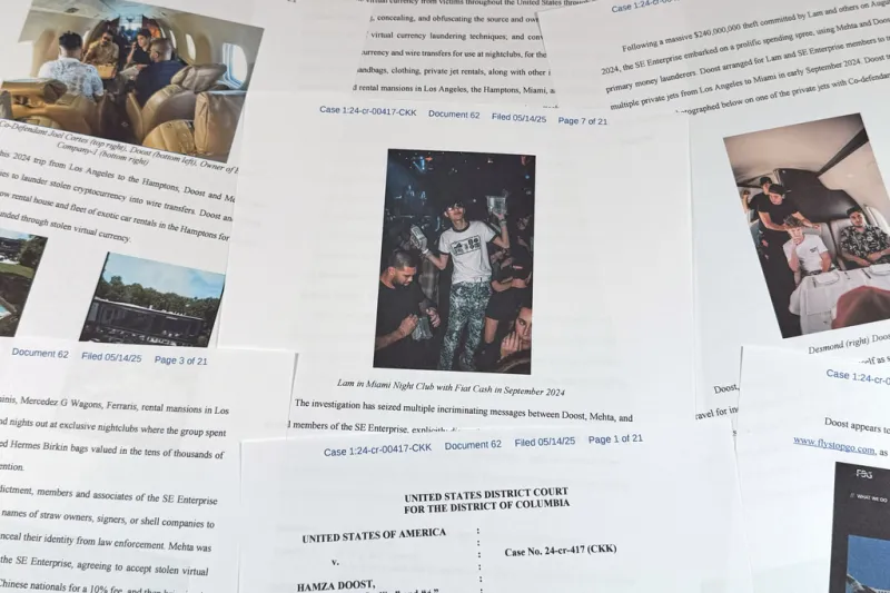 Party's over for crypto scammers who went on a spending spree after a $240 million bitcoin theft