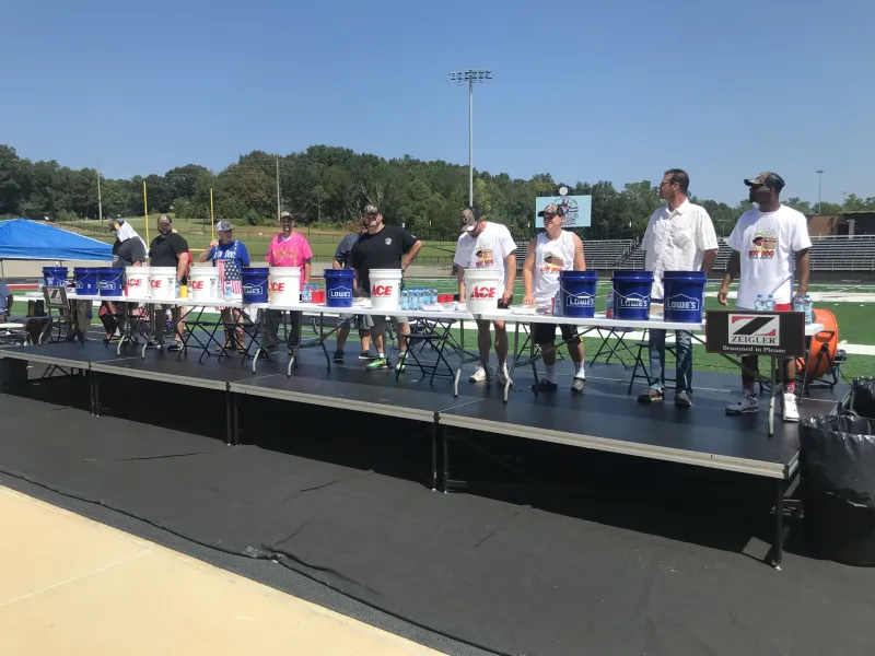 Labor Day celebrated with hot dog eating contest in Millbrook