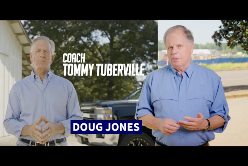 Jones, Tuberville launch first TV ads in Alabama governor's race