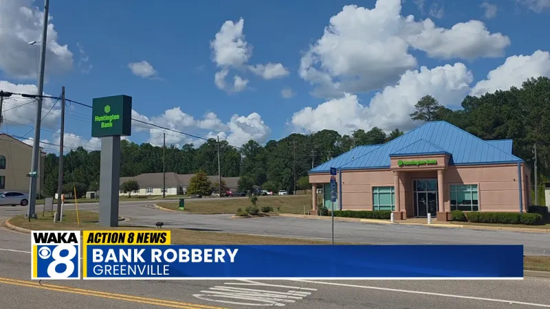 Greenville police searching for bank robber