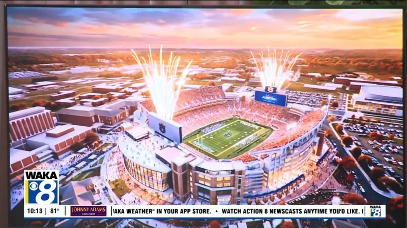 Auburn University breaks ground Jordan-Hare Stadium project