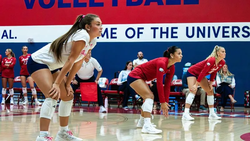 Jaguars Fall in Straight Sets to Georgia