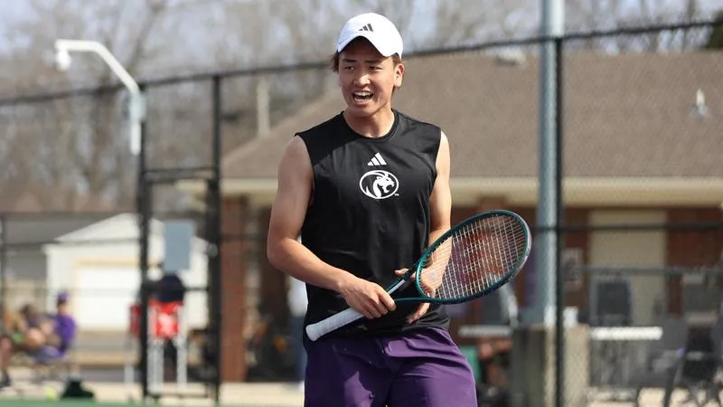 Nakajima wins bracket as Men's Tennis completes Grizzly Invite