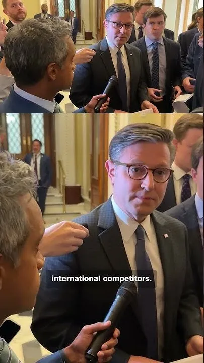Mike Johnson says the U.S. must keep its AI edge (Video)