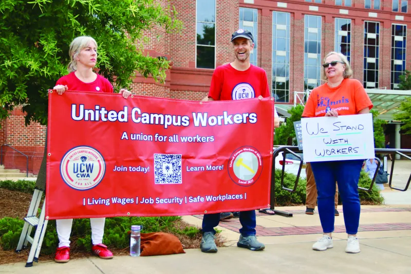Academic Freedom rally
