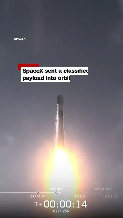 SpaceX launches Falcon 9 for US Space Force mission (Video)